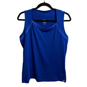 Nike Dri Fit Tank Top Women’s Size L Tennis Prep Athletic Gym Running Workout
